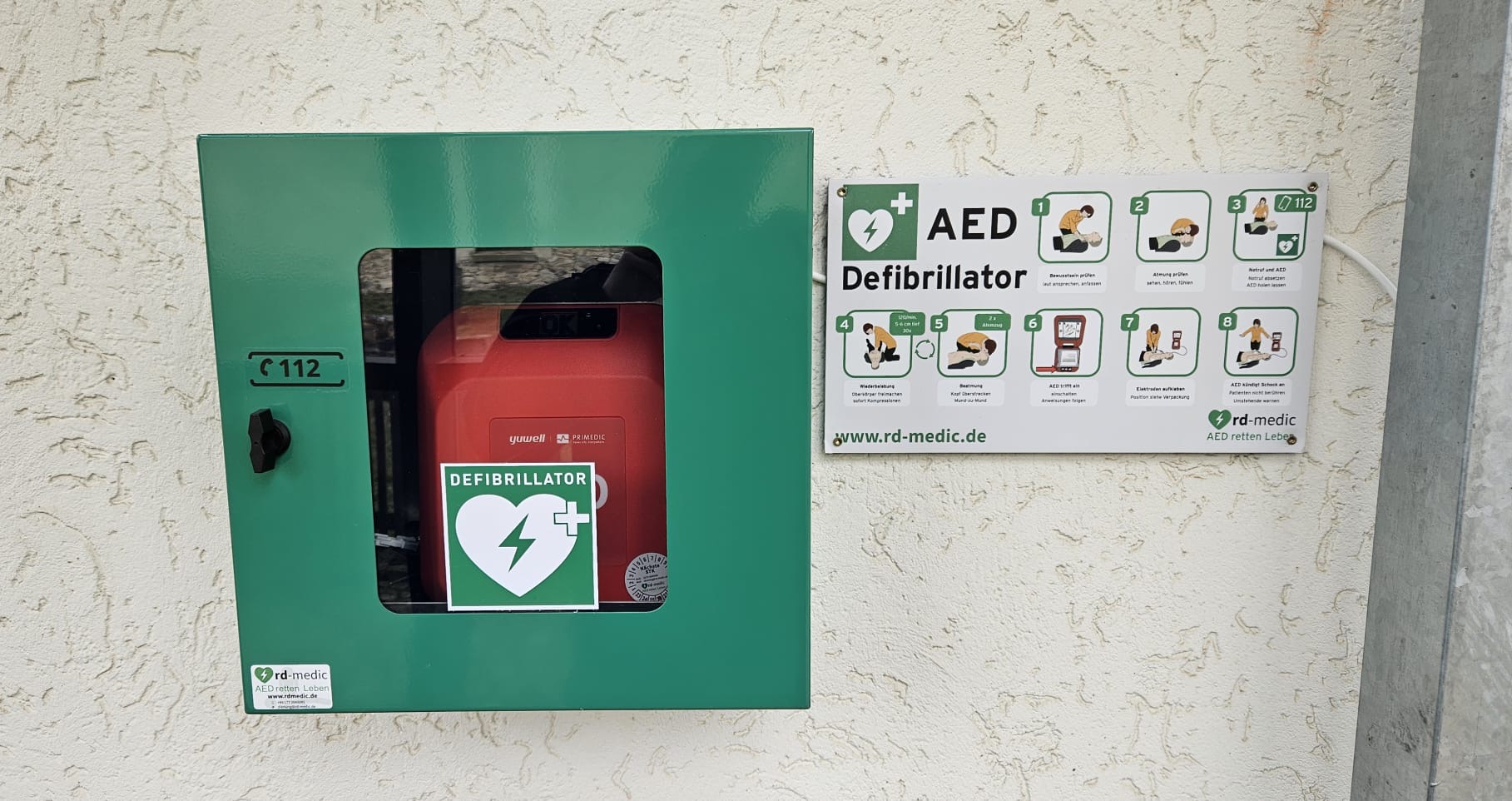 AED am Gemeindeamt Löhma